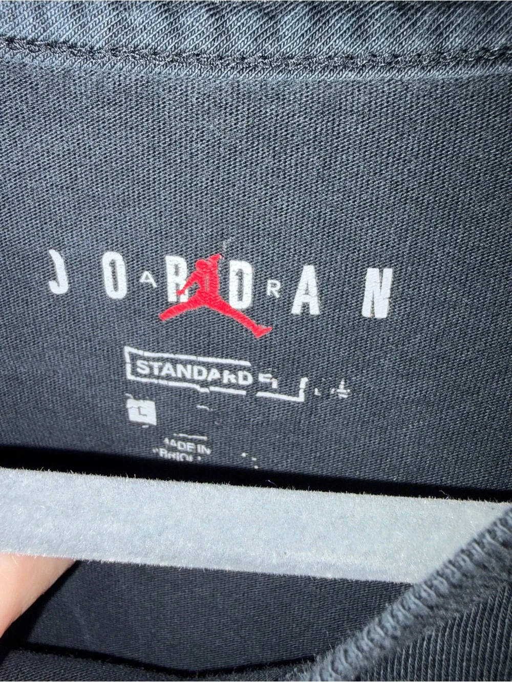 Nike Air Jordan Jumpman AJ11 Graphic T-shirt size Large Black DD5286 010